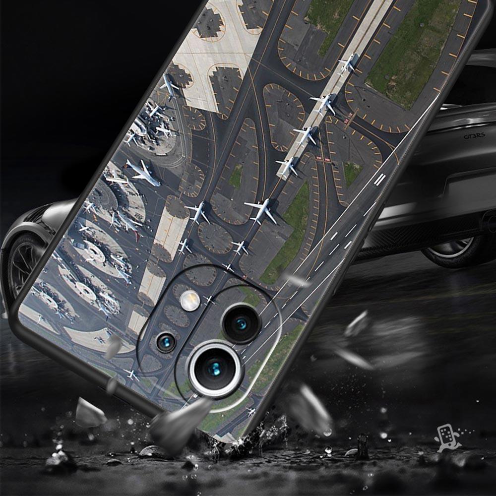 Travel-Nspired Airplane Route Phone Case Cover for Xiaomi Mi 17 Pro Max 15 14 13 12 11 Ultra 15T 14T 13T 12T Pro Lite Soft TPU