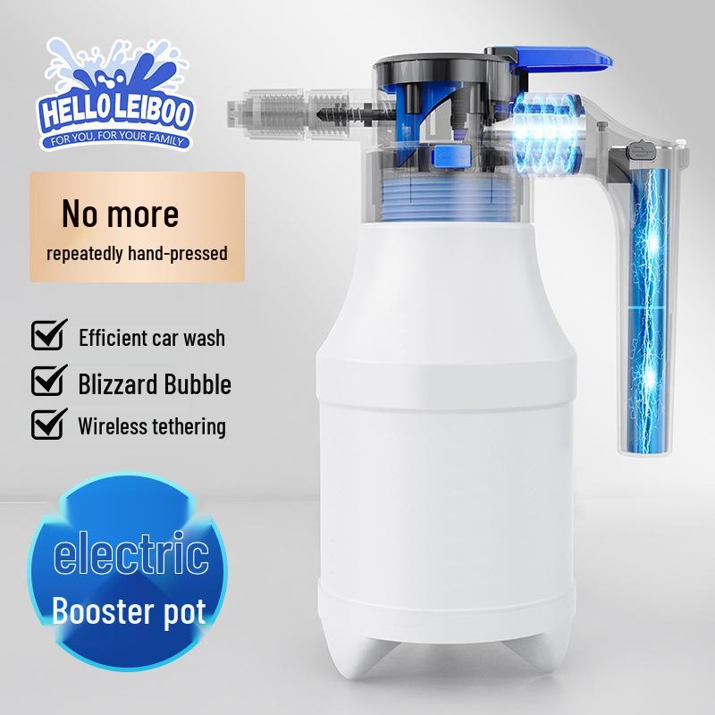 Electric Car Wash Foam Sprayer, Household Watering & Garden Air Pressure Tool for Car Cleaning