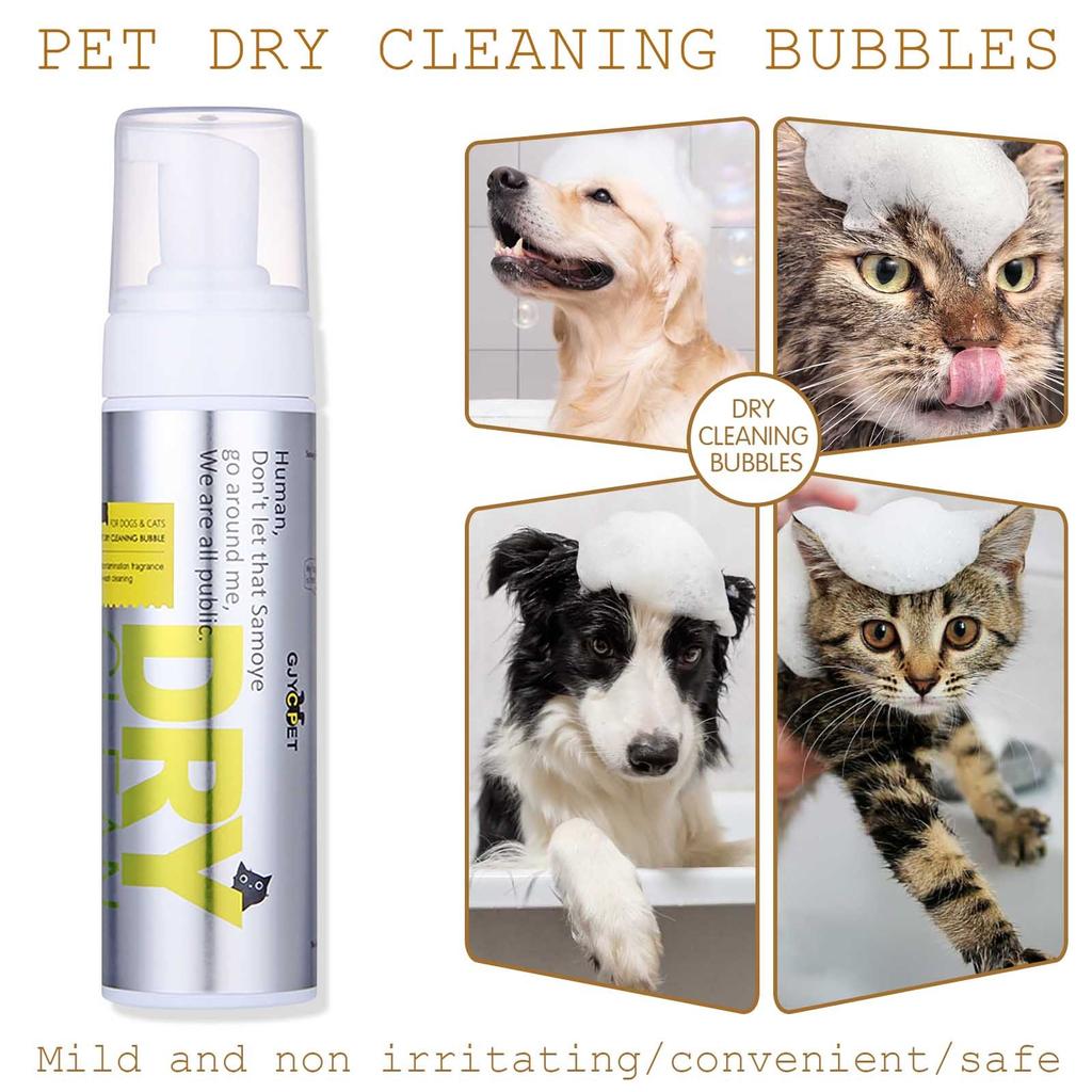Pet Paw Cleaner Foam Dry Wash for Dogs No Water Needed Foaming Solution for Pet Paw Hygiene and Cleaning 200ml Bottle Suitable for Regular Use