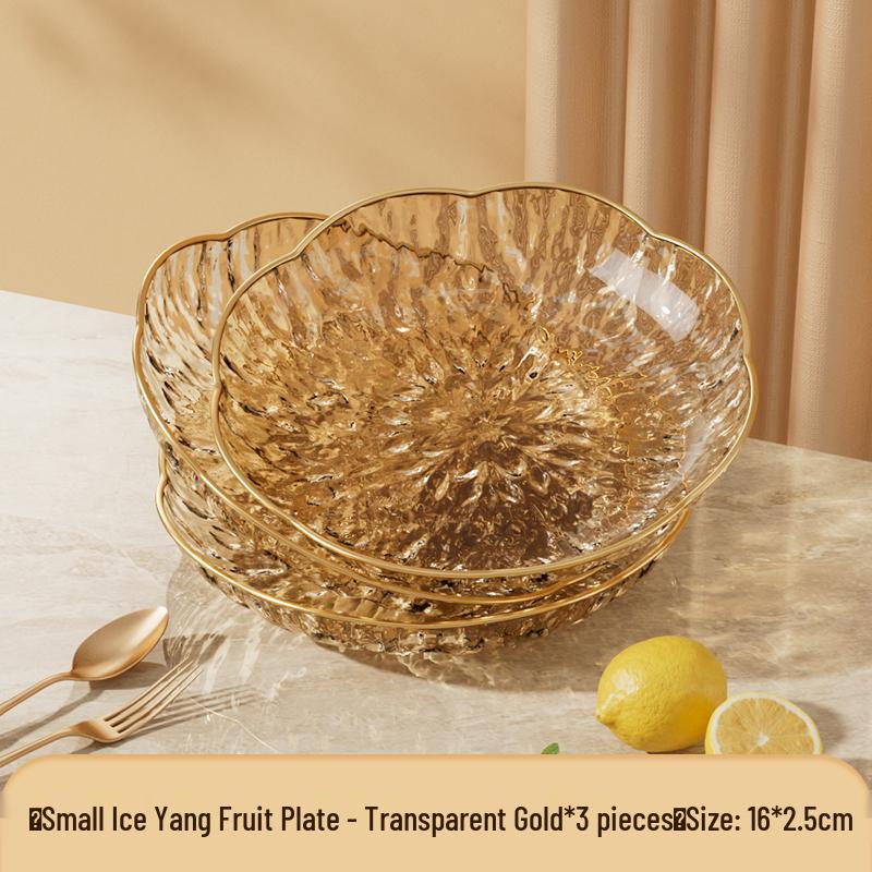 Modern Luxury Fruit and Snack Display Plate for Living Room