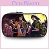 Spacious Oxford Demon Slayer Pencil Case For Students With Casual Style