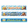 München Oktoberfest Banner Fahnen Blau Weiß Themenparty Hängende Dekorationen Deutsches Bierfest Benutzerdefinierte Girlande