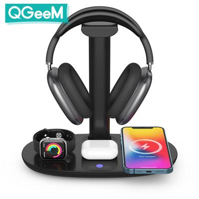 Fast Wireless Charger 4 In1 Qi Charging Dock Station For iPhone 12 11 Pro XS MAX XR X 8 Apple Watch SE Mag Safe AirPods Pro Max