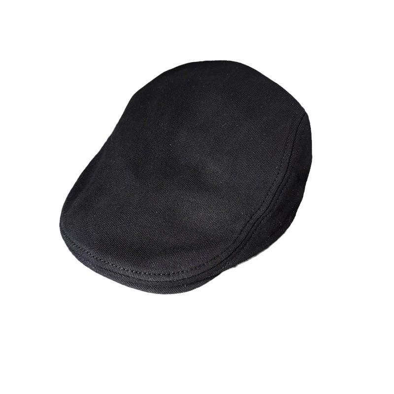 Retro Solid Color Urban Baseball Cap Short Brim Breathable Cotton Wear Casual