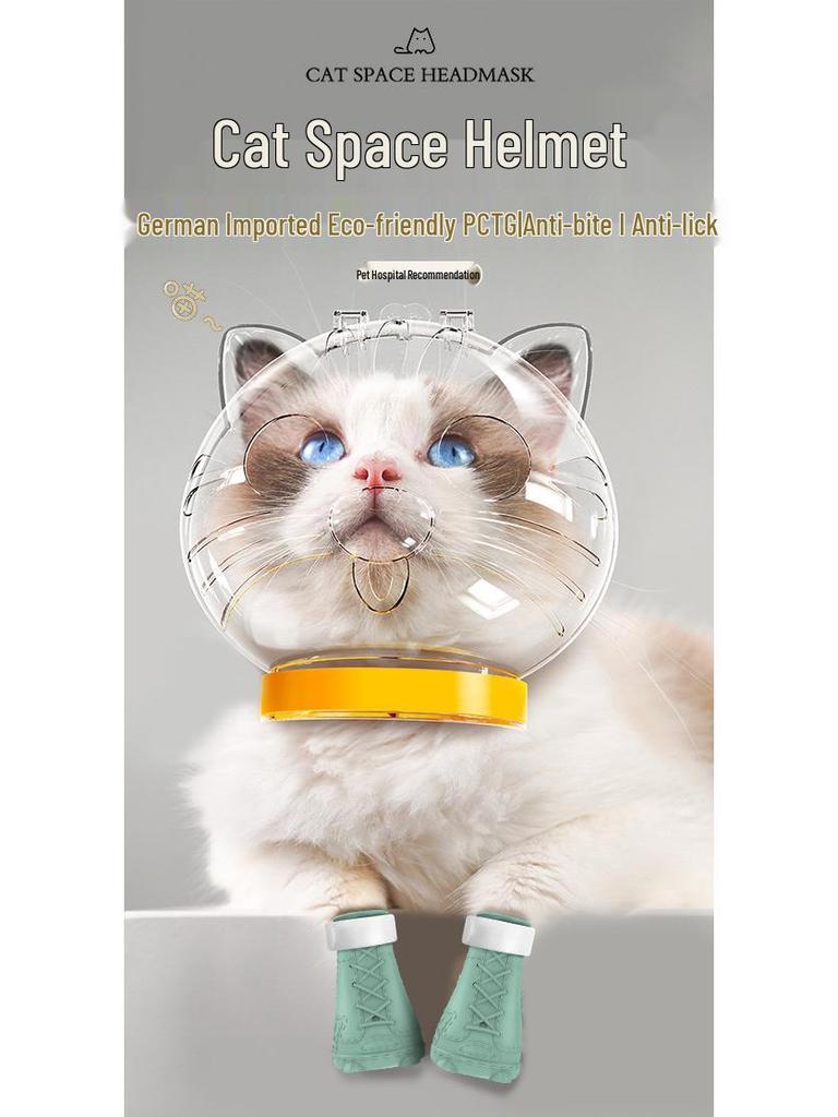 Transparent Outdoor Cat Muzzle: Anti-Scratch, Breathable, Anti-Bite Protective Cover