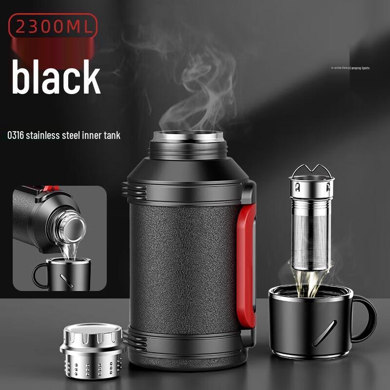 Tri-polar 2300ml Large Capacity Insulated Travel Flask