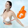 Swimming Floating Ball with Adjustable Waist Dolphin-Shaped Inflatable Swim Anti-Drowning Airbag Safety Aid for Open Water Swimmers Kayaking