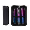 8 bucăți/set Instrument de extracție a comedonelor de culoare pentru cosuri pentru îngrijirea pielii Kit de îndepărtare a acneei pentru coșuri, puncte negre, instrument de îndepărtare a punctelor albe.