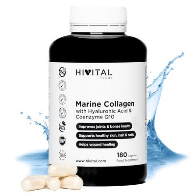 Mořský kolagen s kyselinou hyaluronovou, koenzymem Q10, vitamínem C a zinkem