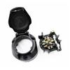 13Pin 12V Euro Round Trailer Caravans Socket Electrical Connector Adapter Towing Socket Plug Car Accessories