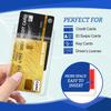 1/50Pcs Waterproof Transparent Card Holder Name Tag ID Badge Holder Protectors Vertical Sleeve Pouch Office School Supplies