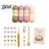Natural Aesthetic Bracelet Kit DIY Nature-Inspired Crochet Kit 3D Animals