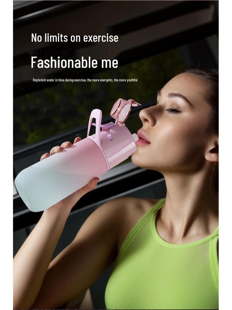 Multi-Flavor Fun Water Bottle for Kids: Fruit-Flavored, Aroma Scent, Spray Feature, Flavor-Changing