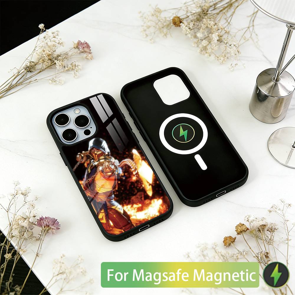 

Mortal K-Kombat Game Phone Case For iPhone17,16,15,14,13,12,11 Plus,Pro Magnetic with Magsafe Wireless Charging iPhone16