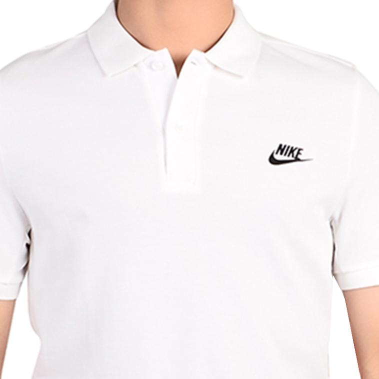 Nike Serie Stile di Vita Sportivo Moda Delicata sulla Pelle Confortevole Versatile Traspirante Polo a Maniche Corte Uomo Polo 727331-100