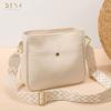 Genuine Leather Women's Bag Fashionable Casual Single-shoulder Crossbody Bag Cowhide Bucket Bag