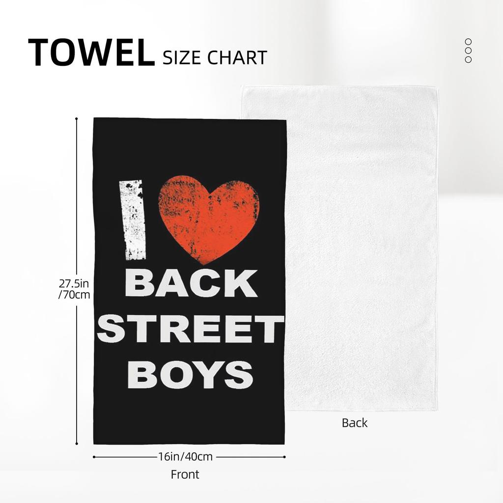 Backstreet Boys Music Group Soft Face Towel Quick Dry Pool Bath Cotton Towels Absorbent Quick