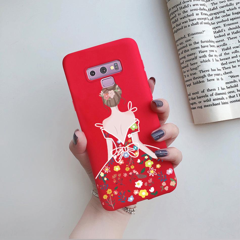 For Samsung Galaxy Note 9 Case Cover Cute Cat Cartoon silicon Back Cover TPU Funda For Samsung Galaxy Note 9 Note9 Phone Case