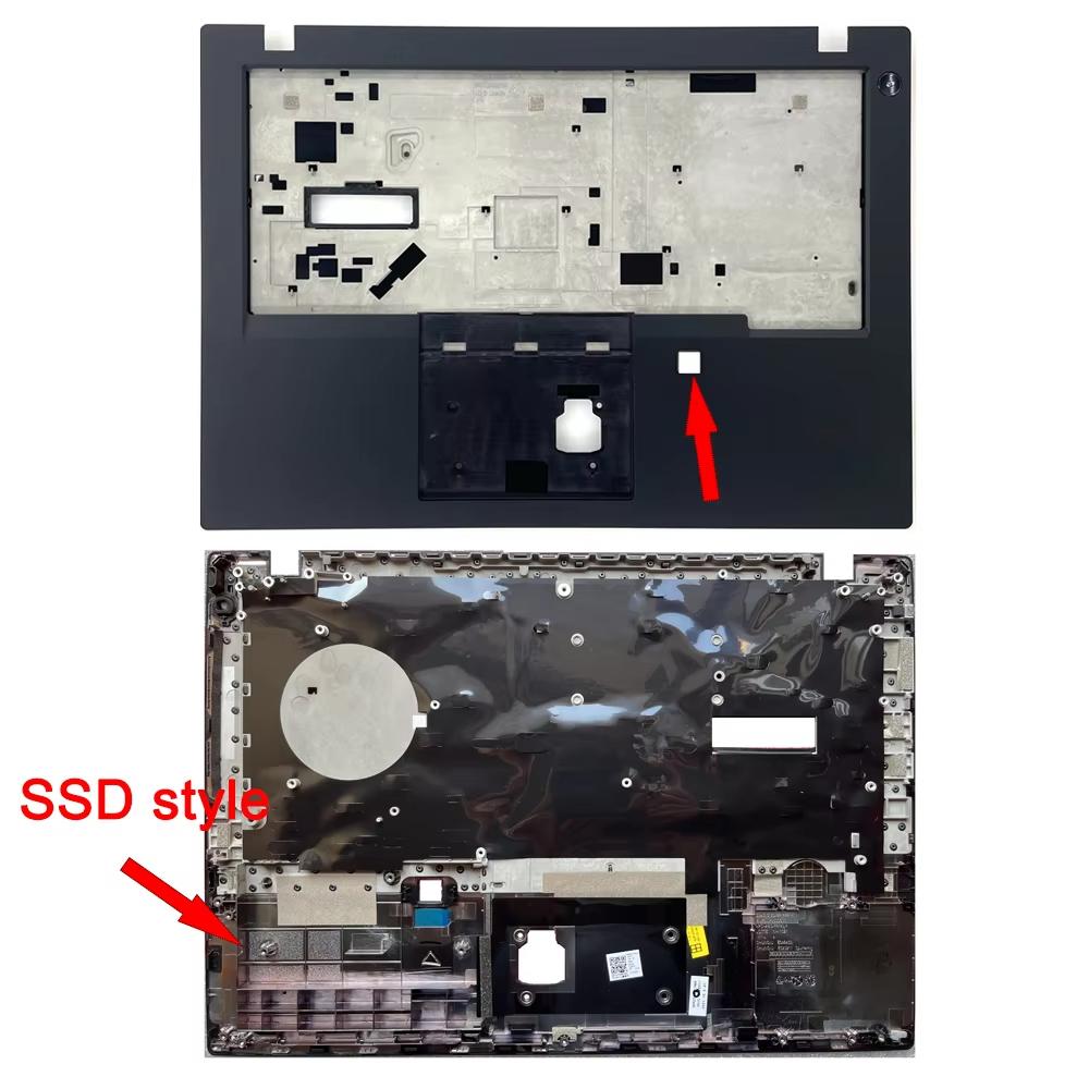 Laptop upper lower cover for Thinkpad L14 Gen1 Gen2 screen back case frame bezel palm rest bottom shell