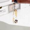 1Pcs Cute Kitten Straight Ruler Acrylic Keychain Cartoon Adorable Bag Accessory Car Interior Gift Stationery Decoration