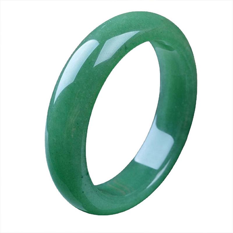 Natural High-Grade Spinach Green Dongling Jade Bracelet