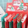 36pcs Christmas Neutral Pen, Press Pen, Holiday Gift Pen, Student Practice Pen, Cartoon Design Pen, Black Signature Pen