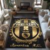 Juventus Customize Text Floor Rug Office Rug Suitable for Dormitory Entryway Outdoor Game Room Antislip Carpet Office Home Decor Gift for Festivals