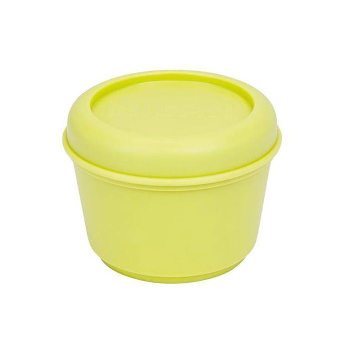 Boites de conservation - boites hermetiques Milan - 085112Y - (R) Conteneur alimentaire rond 0.25l jaune, serie SUNSET