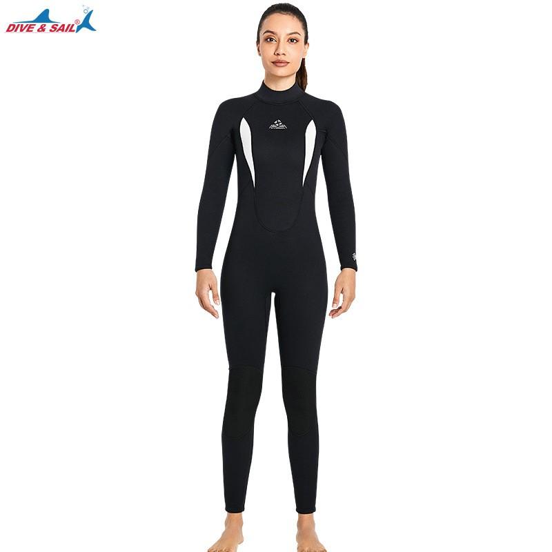 3mm Neoprene Wetsuit Men Women Warm Suit Snorkeling Surfing Swimming Winter Diving