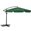 Folding Garden Parasol 6-Segment 350 Cm With Cover Plonos Pl-880