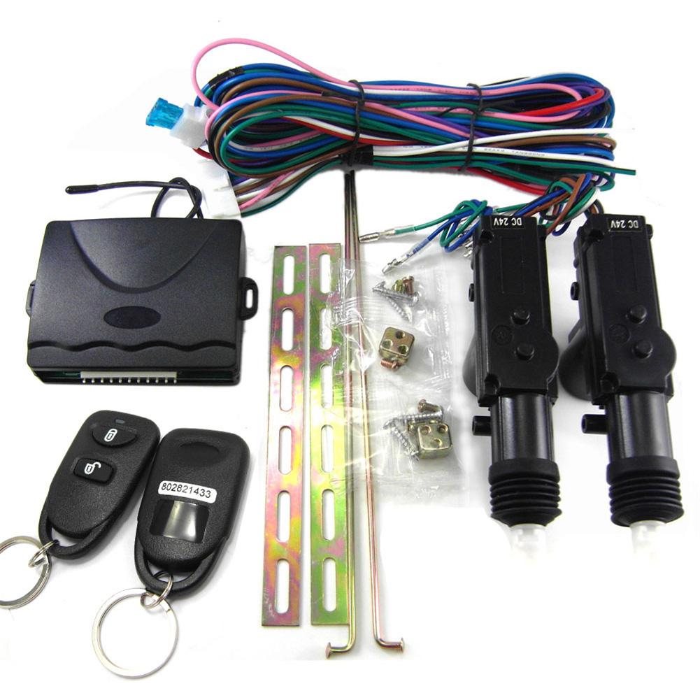 Wasserdichte 24V LKW-Fernbedienung Zentralverriegelung Diebstahlschutzgerät 8114 2-türig 2-Tasten Für Große Fahrzeuge Groß Funktional