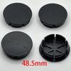 4Pcs/Set 48.5mm Car Wheel Center Cap ABS Black for Fiat Abarth 500 Marea Multipla Punto Scorpion Auto Tire Rims Accessories Ntye5