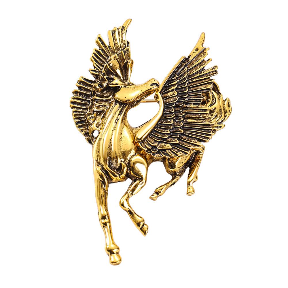 

2026 год Лошади Брошь-бутоньер Маскот Года Рождения Пегас Булавка Популярные Украшения Гуочао Брошь