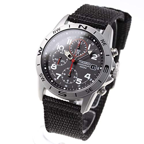 [Seiko import]SEIKO wristwatch reimported overseas model black SND399P men's [parallel imports].