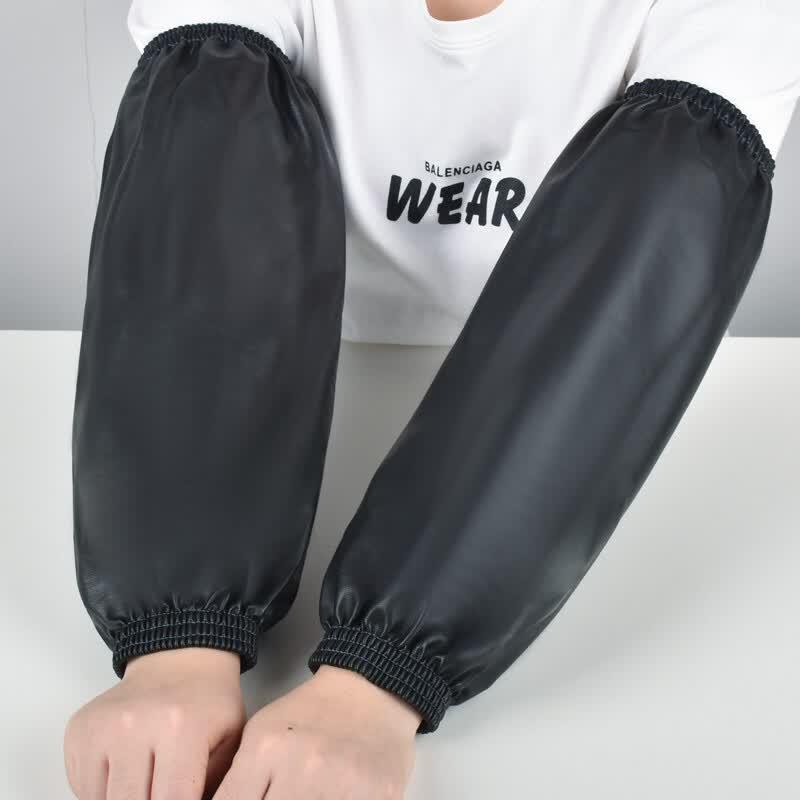 Luogang Fleece-Lined PU Leather Arm Sleeves
