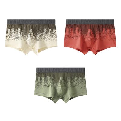 1/3 PCS Boxer Men Underwear Fashion  New Boxershort Mens Loose Panties Man Breathe Briefs Size L-3XL