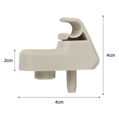 2Pc Car Sun Visor Holder Mount 735411088 For Fiat Grande Punto Auto Interior Hanger Hook Clip Bracket Accessories