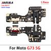 USB Dock Connector Charging Port Flex Cable For Moto G04 G14 G24 G34 G54 G53 G84 5G G13 G22 G23 Charger Board With Mic Module