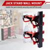 Jack Stand Rack Wall Mount Organizer Heavy Duty Wall Mounted Jack Stand Rack Vertical Storage Bracket High Load Capacity Space