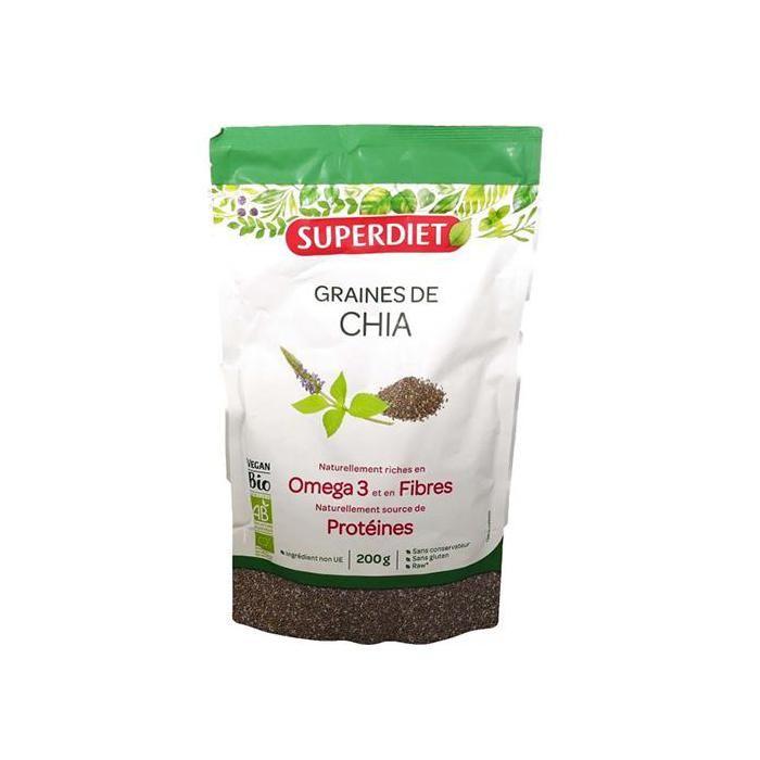 Superdiet Superfood Graines de Chia Bio 200g