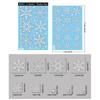 Christmas Window Stickers Static Reusable Home Decor Snowflake Window Stickers Holiday Decor For Glass Door Tile Bedroom
