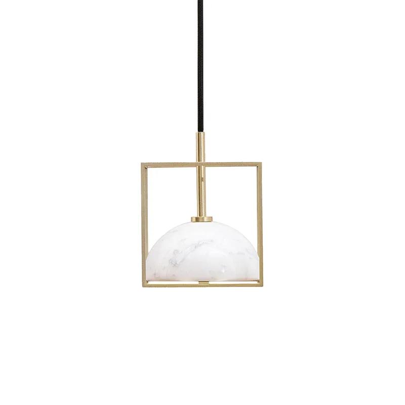 Nordic light luxury bedroom bedside small chandelier ins modern minimalist restaurant bar marble window chandelier lamp