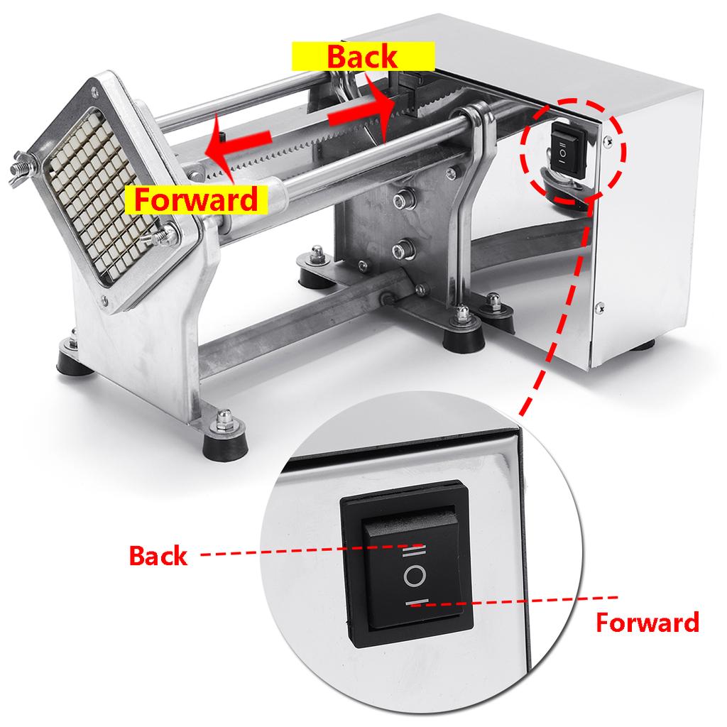 Buy Electric Potato Chip Cutter French Fries Cutting Slicer Stainless