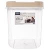 Beige Storage Container with Sliding Lid 10L