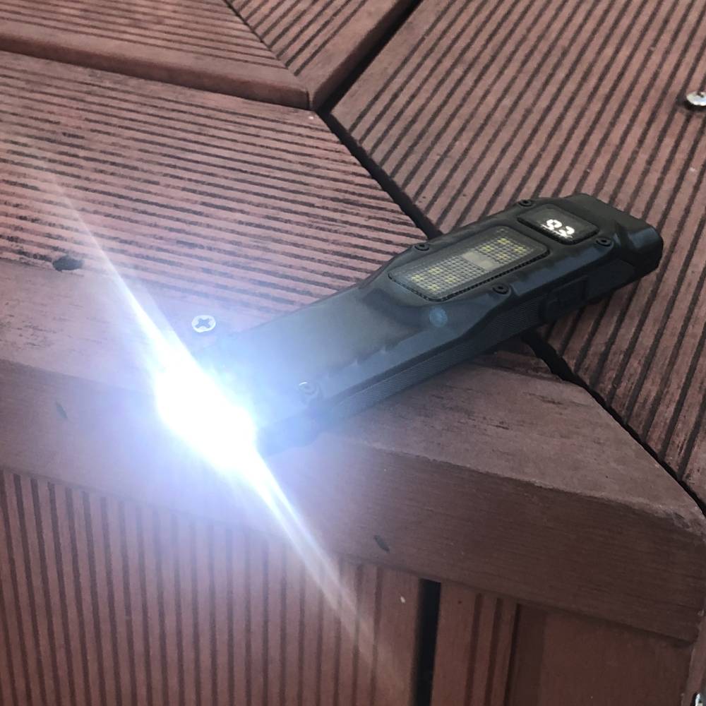 LED Ultra Slim Flashlight with Pen Clip Mini Camping Light IPX44 Waterproof Portable Pocket Flashlight 1200LM for Outdoor Hiking