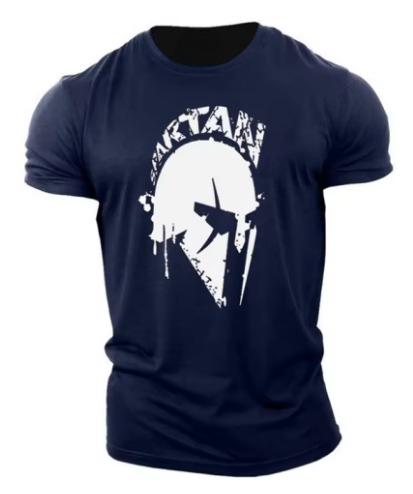 Retro Spartan Unisexs Tshirt Printed Short Sleeved Top Oversized Fashionable Oversized Fitness and Sports Unisexs Clothing Tshirt