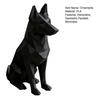 Xiaobudian 3D Printed Geometric Shepherd Dog Ornament, Minimalist Sculpture for Nordic Light Luxury Home Decor, Entry Desk TV Cabinet Accent Gift