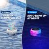 Solar Powered Pool Chlorine Dispenser Floating Automatic Chlorine Tablet Holder for Swimming Pools and Spas with Adjustable Release Rate