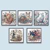 5D DIY Partial Special Shaped Drill Diamond Painting Kit Cat Decoration 30x30cm