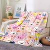 1Pc Cute Animal Expressions Blanket For Couch Bed Plush Cozy Fuzzy Blanket Super Soft Warm Blankets For Fall And Winter 091843